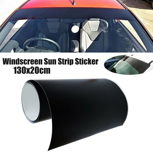 130 20cm matte black visor - black,