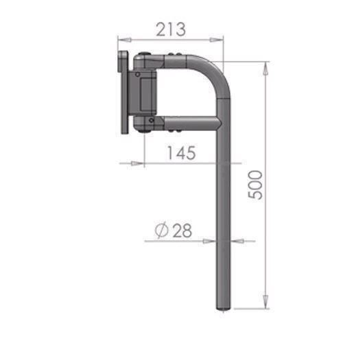 Burstner class mirror arm - burstner,