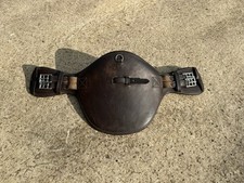 26” Brown Leather Stud Girth