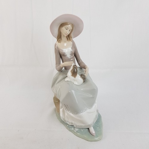 Lladro large figurine girl - figurine,