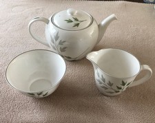 Shelley Evergreen Teapot, Milk