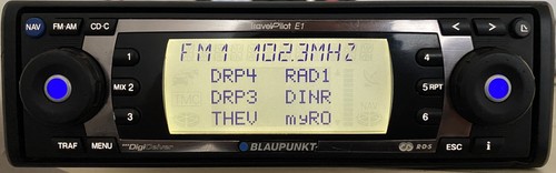 Retro blaupunkt travelpilot - retro, e1