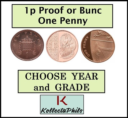 One pence new - pence,