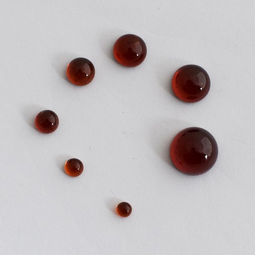 Hessonite garnet round - garnet,