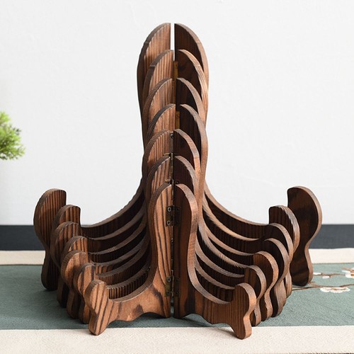 Wooden display stand plate - stand,