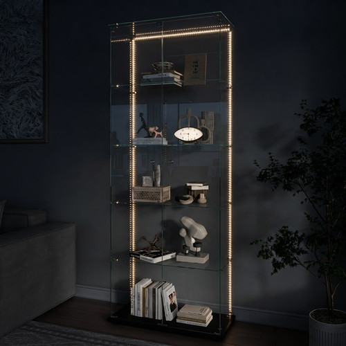 Glass display cabinet with - cabinet,
