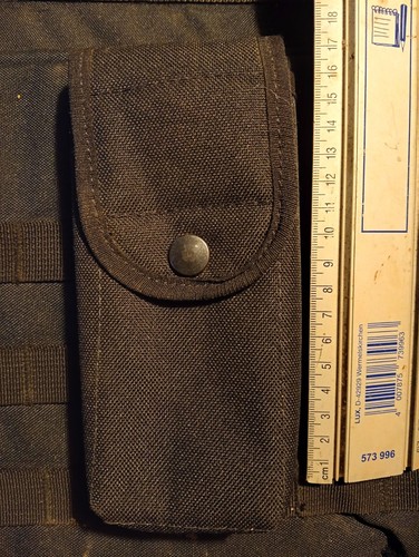 Police black padded nylon - ex,
