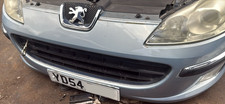 PEUGEOT 407 4DR 2004-11 COMPLETE FRONT BUMPER [INC GRILL] SILVER [EYLC] SCRATCH