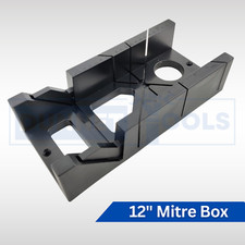 Mitre Box Saw Block Angle Cutting 12" length 45° & 90° Angles Joiners Carpenters