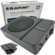 BLAUPUNKT GTHS81PRO 8" Amplified Subwoofer 320-Watts Active Flat Compact Design