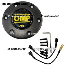 Black OMP Car Sports Steering