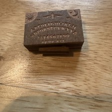 Mini Wooden Ouija Board With