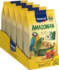 VITAKRAFT AMAZONIAN PARROT MACAW & CONURE BIRD CAGE FOOD SEED 750G CASE OF 5