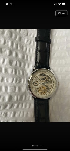 Men stuhrling skeleton watch - skeleton,