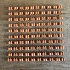 100x LEGO Palisade Brick 1x2 (30136) BROWN (MEDIUM NOUGAT) FREE UK Postage