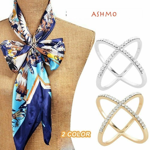 Scarf buckle ring clips - scarf,