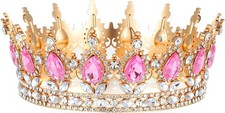 PEOVLVN Gold Crown for Women
