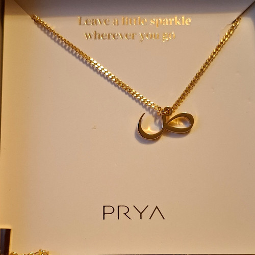 Prya gold tone arabic initial - prya,