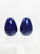 Rorstrand Bla Eld Salt & Pepper Pot Hertha Bengtson Blue Fire Vintage Cruet