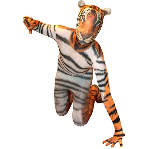 Kids tiger morphsuit boys - kids,