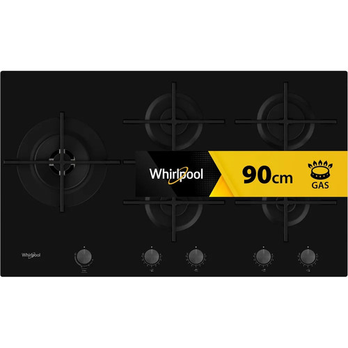Whirlpool gas glass hob 5 - on,