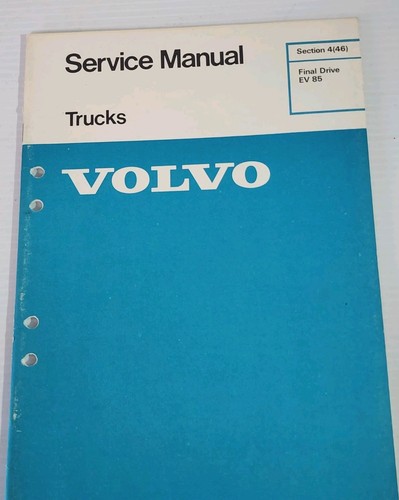 Volvo trucks service manual - trucks,