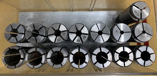 Used myford 2mt finger collets - used,