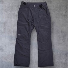 Mens Black The North Face Hyvent Ski Trousers Salopettes (Size L) S728