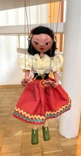 Pelham Puppets Gypsy Girl Gretal Gypsy Girl Puppet No Original Box 32cm