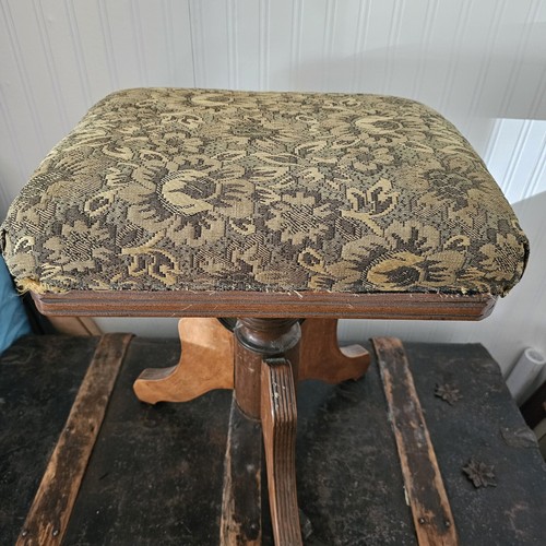 Vintage tonk oak - oak, upholstured
