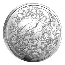 PITCAIRN ISLANDS 1 Dollar Silver 1 Ounce Turtle 2025
