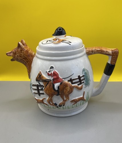Vintage portland pottery fox - pottery,