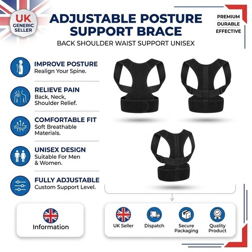 Adjustable posture support - adjustable,