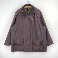 Barbour Beaufort Wax Jacket Mens C48 Brown Waxed Country Vintage Classic Coat