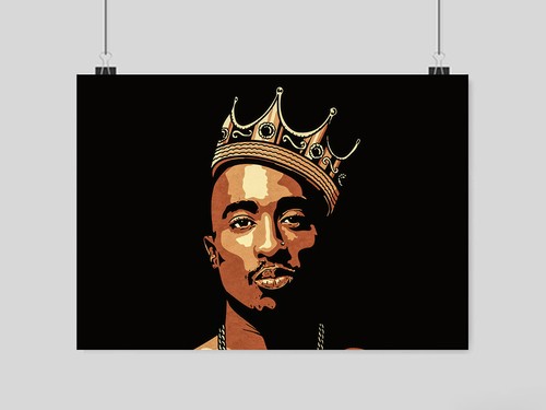 Pac poster print tupac - 2,