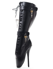 Stiletto ballet boots knee