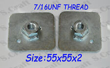 4 X BACKING PLATE HARNESS EYE SEAT BELT FIXING STRESS ANCHOR SPREADER FIA, MSA