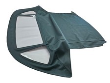 Fits: New Triumph TR6 1969-76 Soft Top Haartz GREEN GERMAN W/zippered window