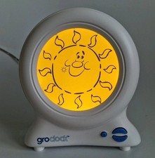 Tommee Tippee Groclock Children's Sleep Trainer Alarm White Nightlight