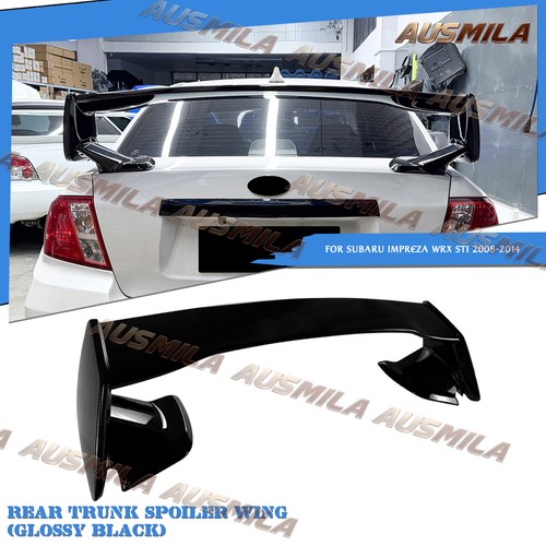 Gloss black rear trunk spoiler - gloss,