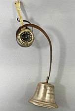 ANTIQUE BRASS SERVANT BELL  /