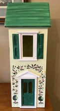 Silvestri Handcrafted Wooden Cottage Storage Unit 2 Shelves 19” X 6” X 6.25”