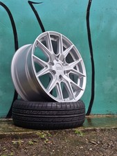 4 x 18" Alpha Scout wheel package fit New Ford Transit Custom 2024 6x120 Silver