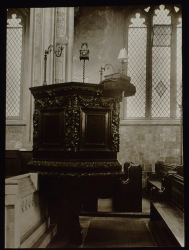 Albans church pulpit wood - albans,