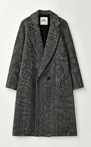 Zara women herringbone - women's, wool