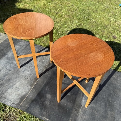 Vintage wooden coffee side - vintage,