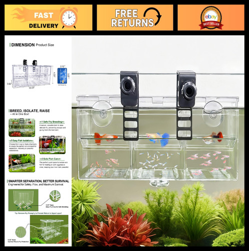 Triple chamber fish breeder - fish,