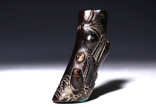 Japan antique netsuke wood - japan,
