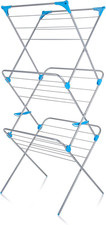 Minky 3 Tier Indoor Airer with Drying Space, Metal, Silver, 15 M