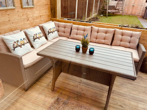 Rattan garden furniture - rattan, large